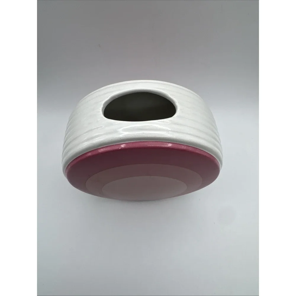 Jonathan Adler Flower Vase Croma Pink Circle Now House Modern Art Deco Mod Lines